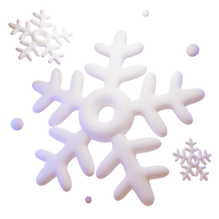 Copo de nieve  3D Icon