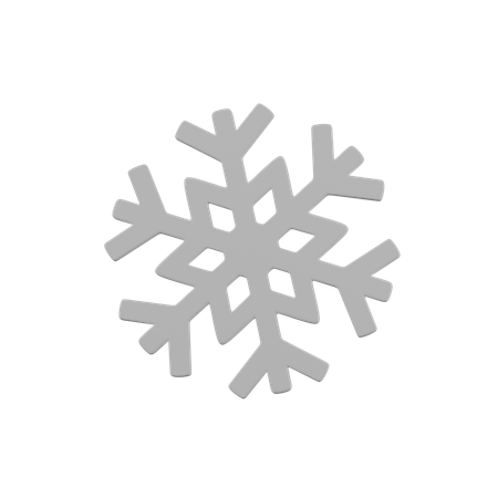 Copo de nieve  3D Icon