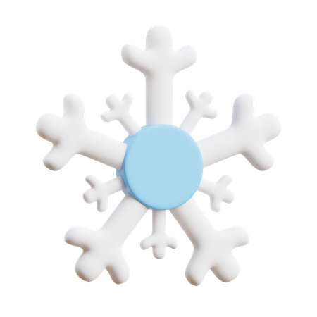 Copo de nieve  3D Icon