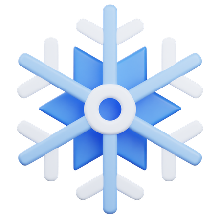 Copo de nieve  3D Icon