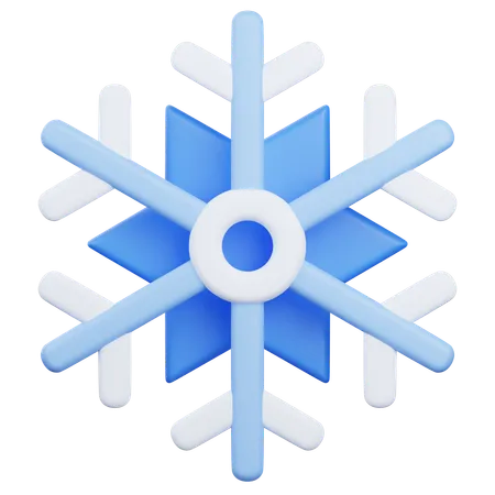 Copo de nieve  3D Icon