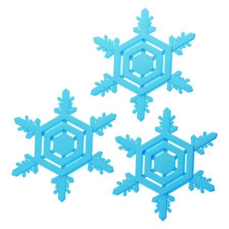 Copo de nieve  3D Icon