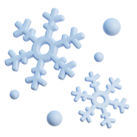 Copo de nieve  3D Icon