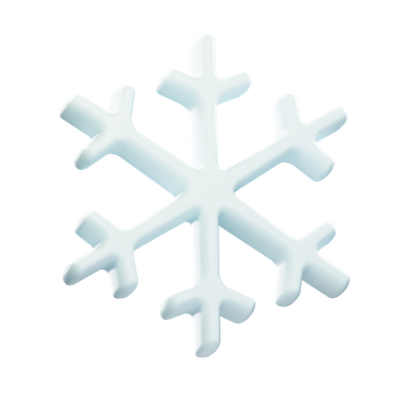 Copo de nieve  3D Icon