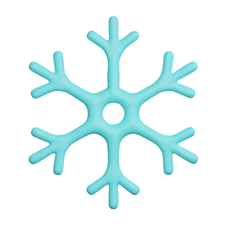 Copo de nieve  3D Icon