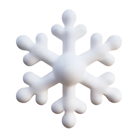 Copo de nieve  3D Icon