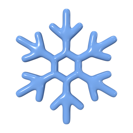 Copo de nieve  3D Icon