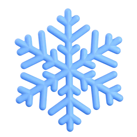 Copo de nieve  3D Icon