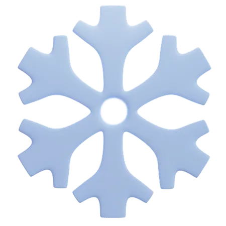 Copo de nieve  3D Icon