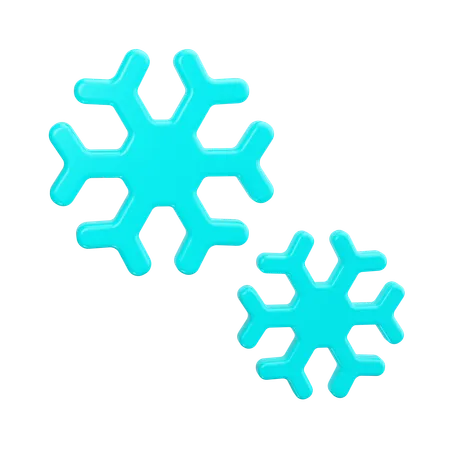 Copo de nieve  3D Icon