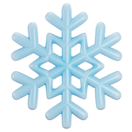 Copo de nieve  3D Icon