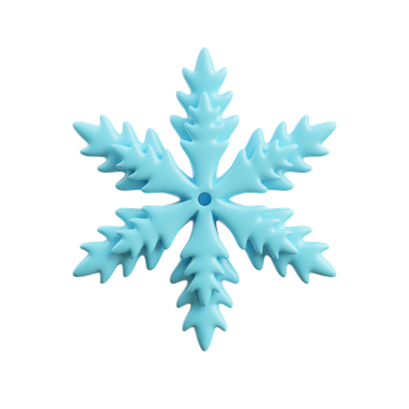 Copo de nieve  3D Icon