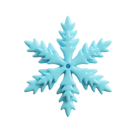 Copo de nieve  3D Icon