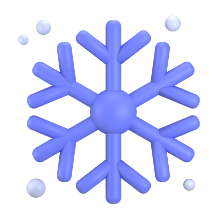 Copo de nieve  3D Icon