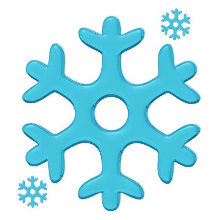 Copo de nieve  3D Icon