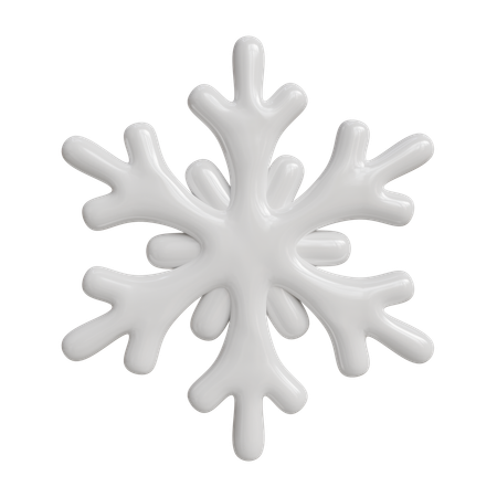 Copo de nieve  3D Icon