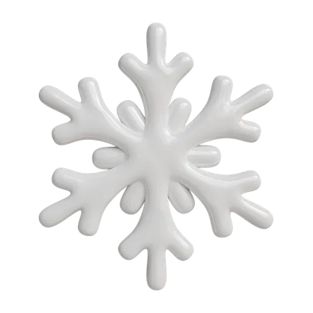 Copo de nieve  3D Icon