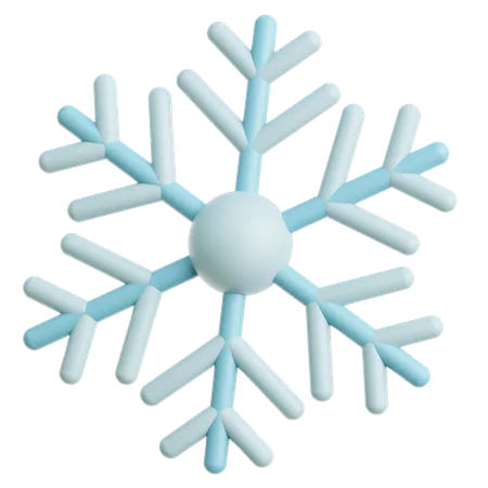 Copo de nieve  3D Icon