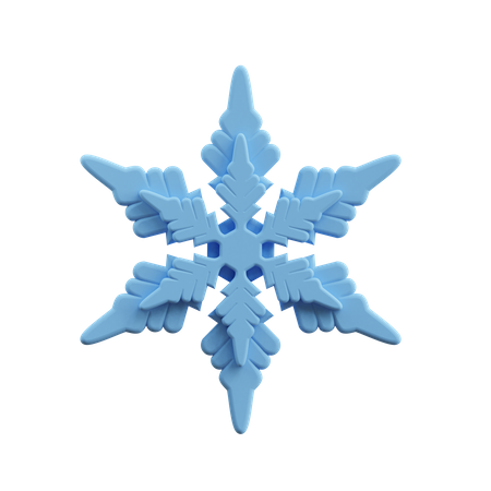Copo de nieve  3D Icon
