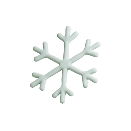Copo de nieve  3D Illustration