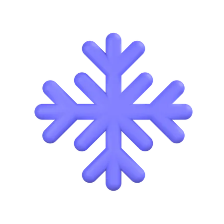 Copo de nieve  3D Icon