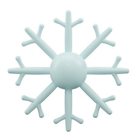 Copo de nieve  3D Icon