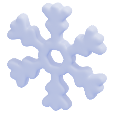 Copo de nieve  3D Icon