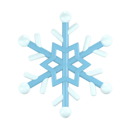 Copo de nieve  3D Icon