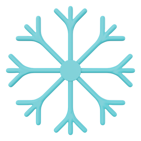 Copo de nieve  3D Icon