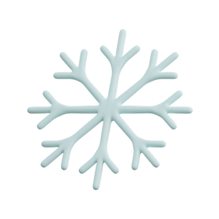 Copo de nieve  3D Icon