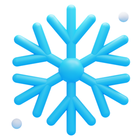 Copo de nieve  3D Icon