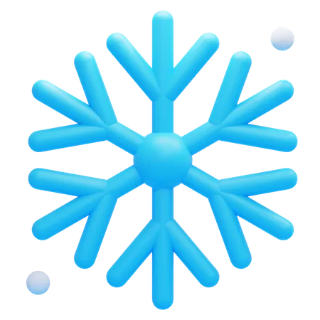 Copo de nieve  3D Icon