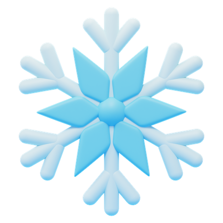 Copo de nieve  3D Icon