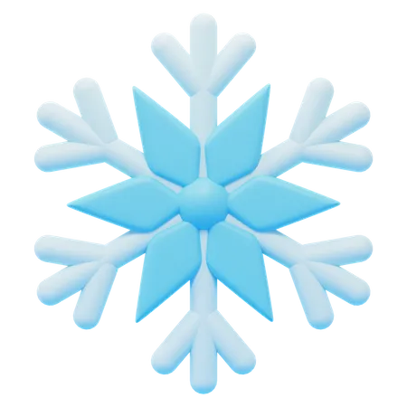 Copo de nieve  3D Icon