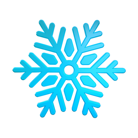 Copo de nieve  3D Icon