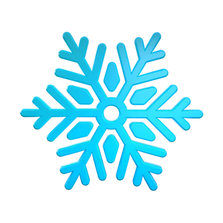 Copo de nieve  3D Icon