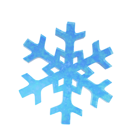 Copo de nieve  3D Icon