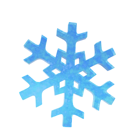 Copo de nieve  3D Icon