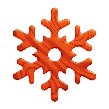 Copo de nieve  3D Icon