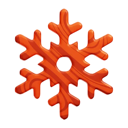 Copo de nieve  3D Icon