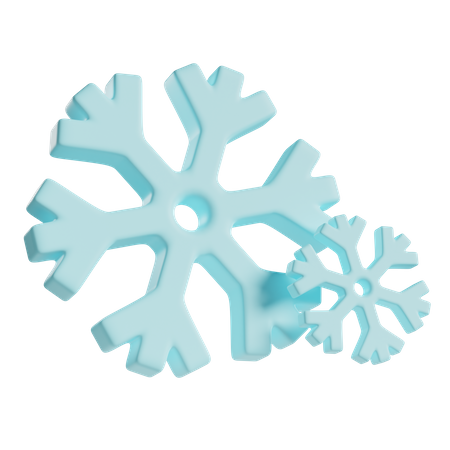 Copo de nieve  3D Icon