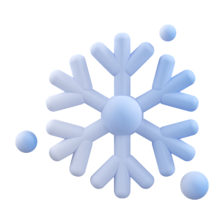 Copo de nieve  3D Icon