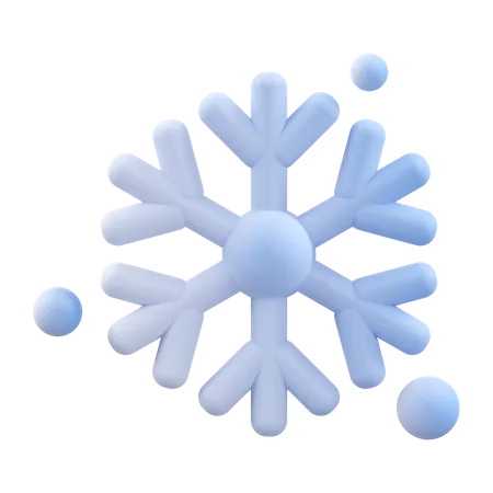 Copo de nieve  3D Icon