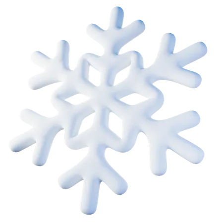 Copo de nieve  3D Icon