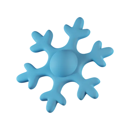 Copo de nieve  3D Icon