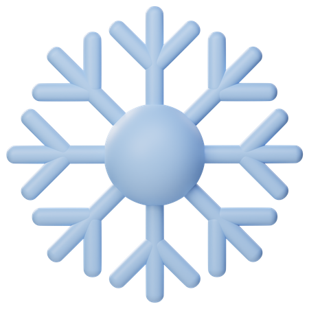 Copo de nieve  3D Icon