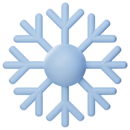 Copo de nieve  3D Icon