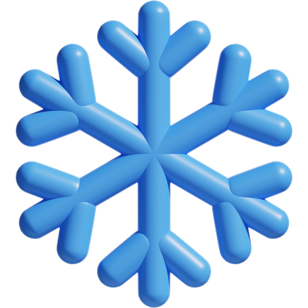 Copo de nieve  3D Icon