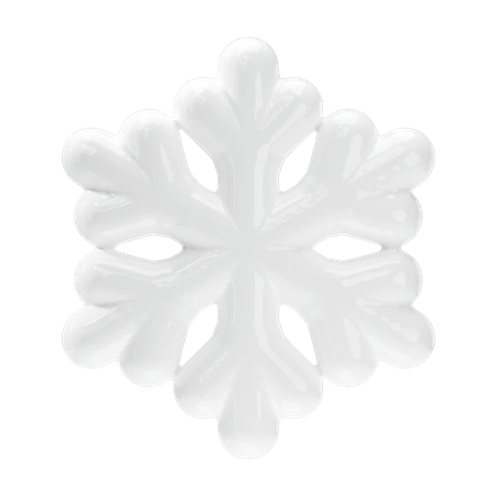 Copo de nieve  3D Icon