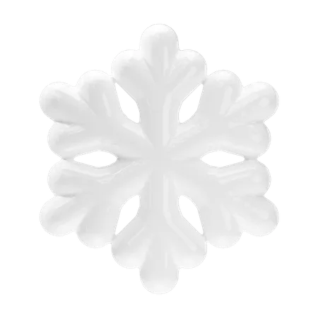 Copo de nieve  3D Icon